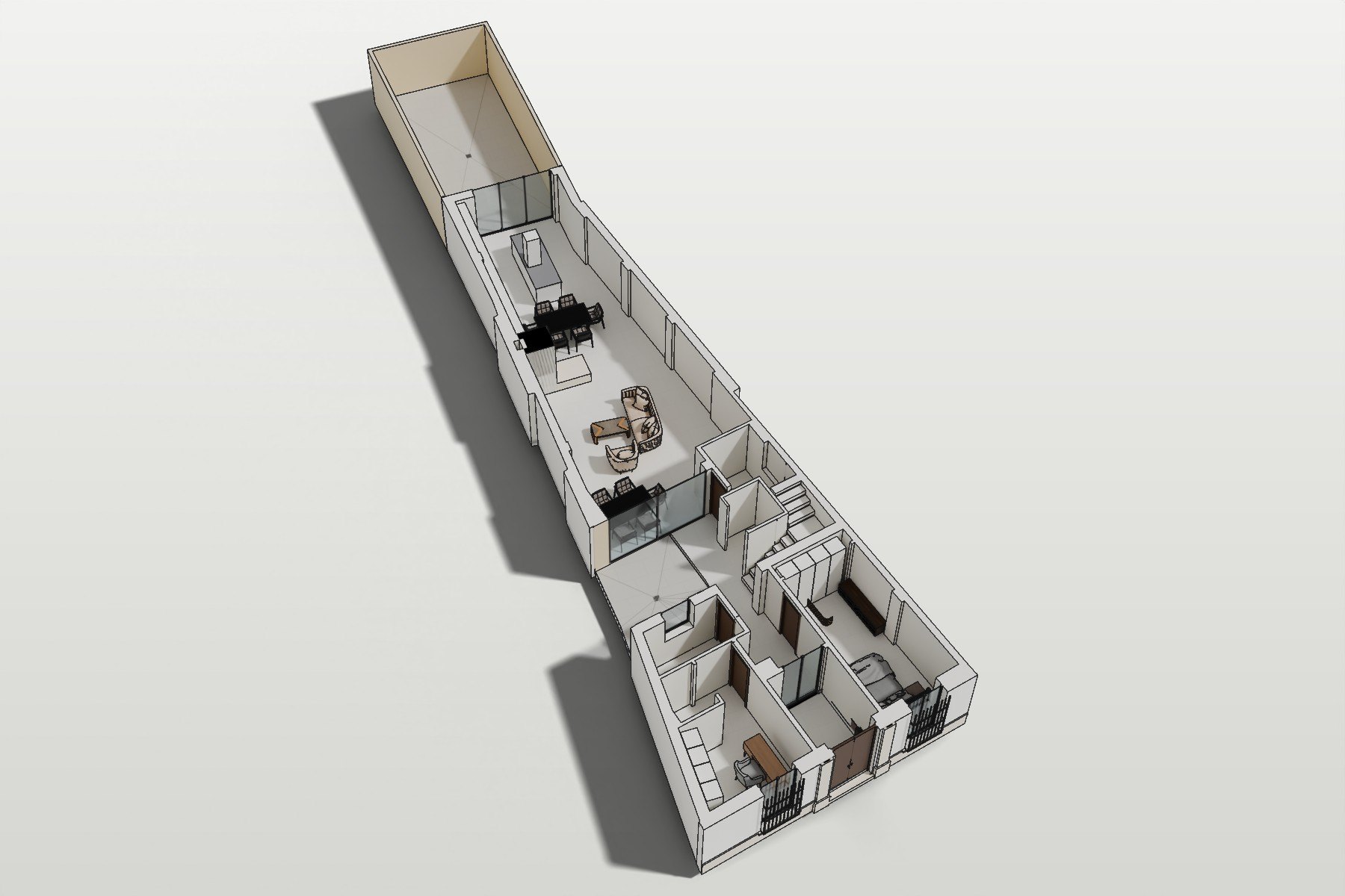 Vivienda unifamiliar entremedianeras en Marchena — planta baja