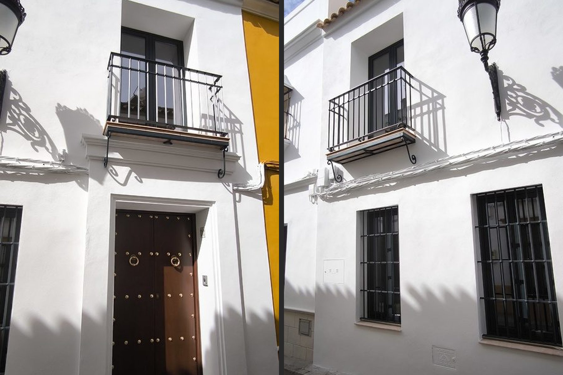 REHABILITACIÓN Y REFORMA VIVIENDA UNIFAMILIAR ENTREMEDIANERAS · Jamalla 4, Marchena (Sevilla) — fachada a calle Jamalla
