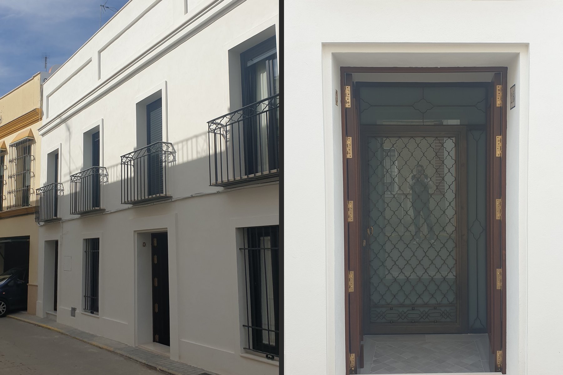 REFORMA Y AMPLIACIÓN VIVIENDA UNIFAMILIAR ENTREMEDIANERAS · undefined, Marchena (Sevilla) — fachada · portada