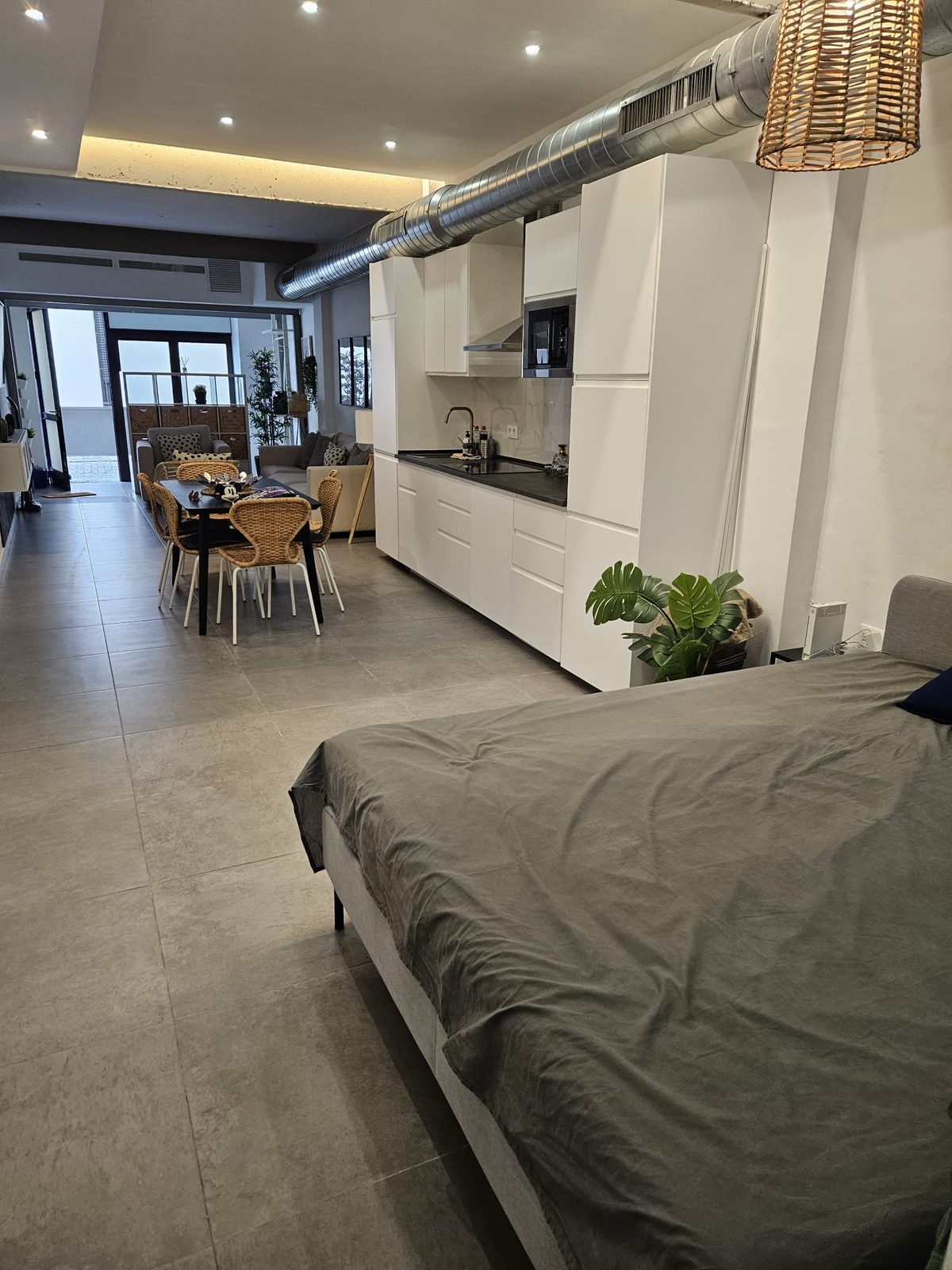 zona de dormitorio hacia el acceso