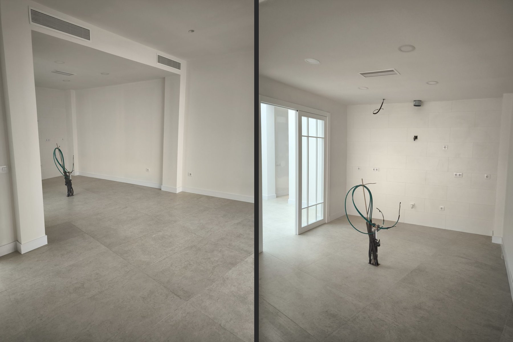 VIVIENDA UNIFAMILIAR ENTREMEDIANERAS · Torno 26, Marchena (Sevilla) — salón-comedor · cocina