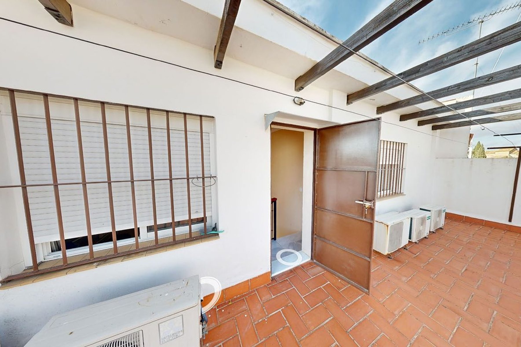 AFO VIVIENDA UNIFAMILIAR ENTREMEDIANERAS · Sastres 10A, Marchena (Sevilla) — azotea del castillete