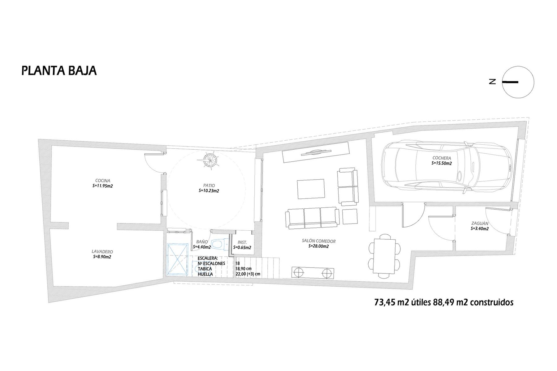 LEGALIZACIÓN, REFORMA Y AMPLIACIÓN VIVIENDA UNIFAMILIAR · undefined, Marchena (Sevilla) — planta baja
