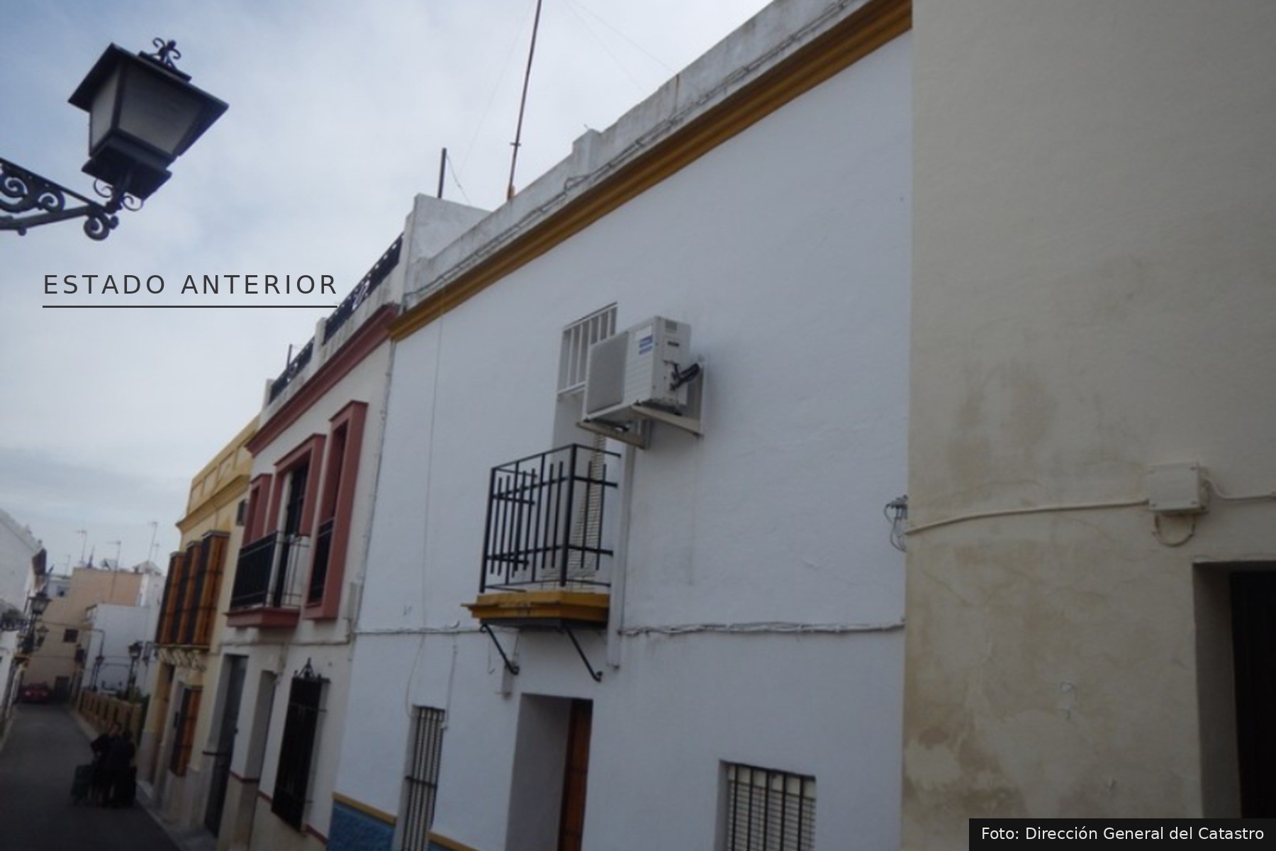 fachada a calle Torno, estado anterior (foto de Catastro)
