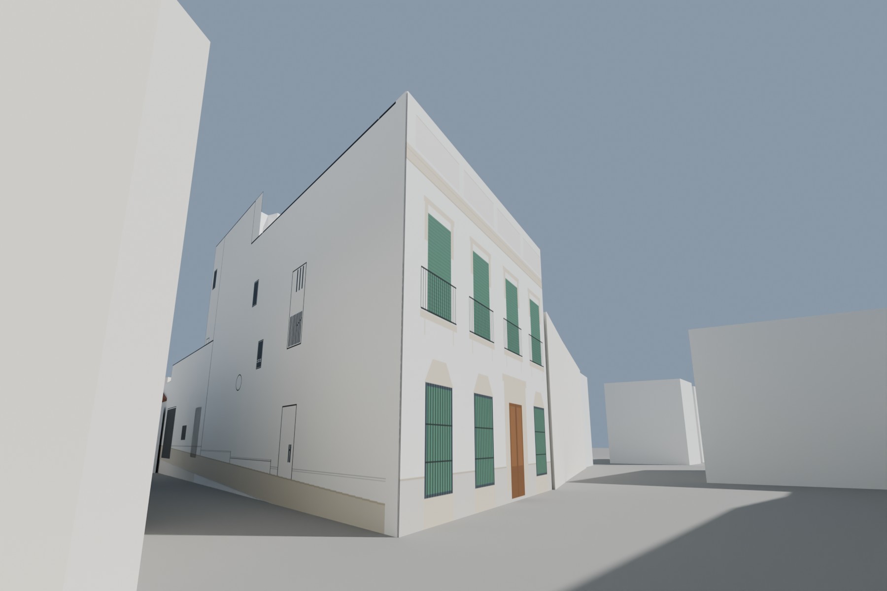 REHABILITACIÓN Y REFORMA VIVIENDA UNIFAMILIAR · undefined, Marchena (Sevilla) — vista desde la esquina