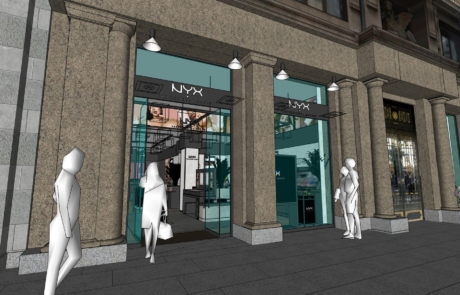 ADECUACIÓN DE LOCAL COMERCIAL · undefined, Madrid (Madrid) — fachada a Gran Vía