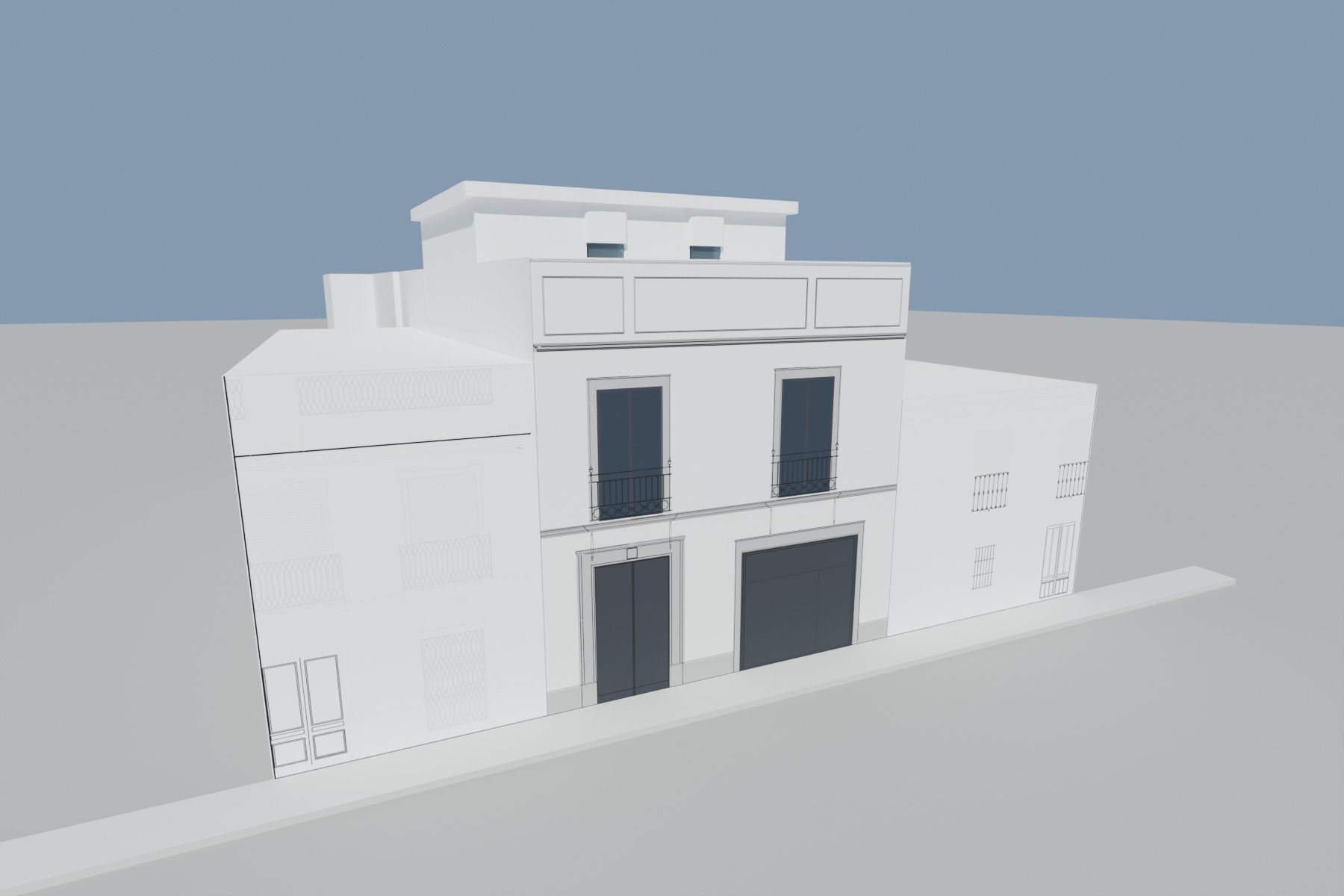 VIVIENDA UNIFAMILIAR ENTREMEDIANERAS · Méndez Núñez 46, Marchena (Sevilla) — vista exterior desde calle Méndez Núñez