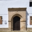 Iglesia de Santa María, Marchena: fachada sureste con el retablo, fotomontaje rectificado