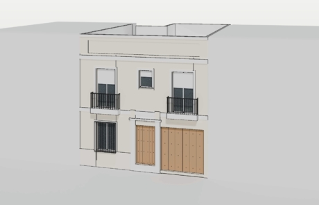 San Jerónimo 17, Marchena: vista exterior desde la calle San Jerónimo