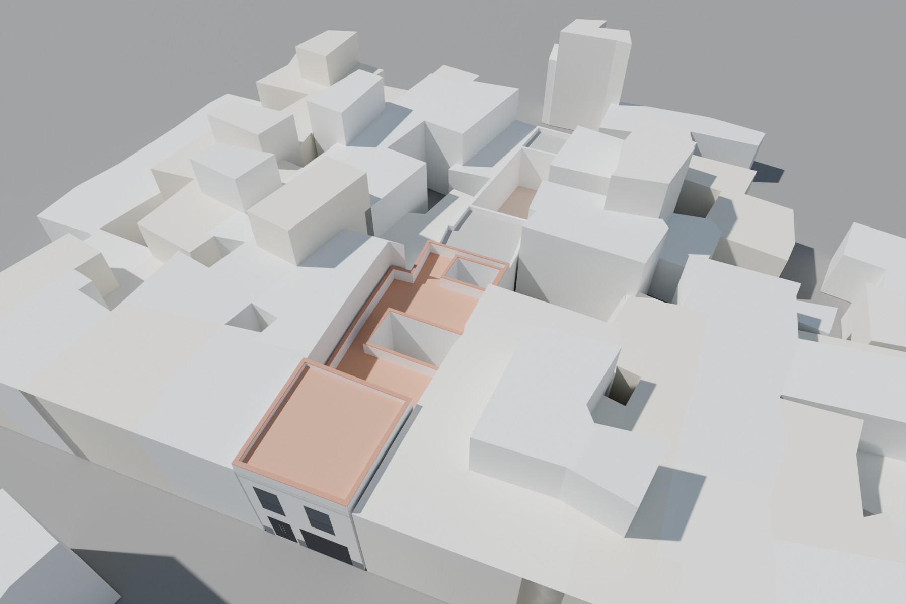 VIVIENDA UNIFAMILIAR ENTREMEDIANERAS · undefined, Marchena (Sevilla) — vista aérea